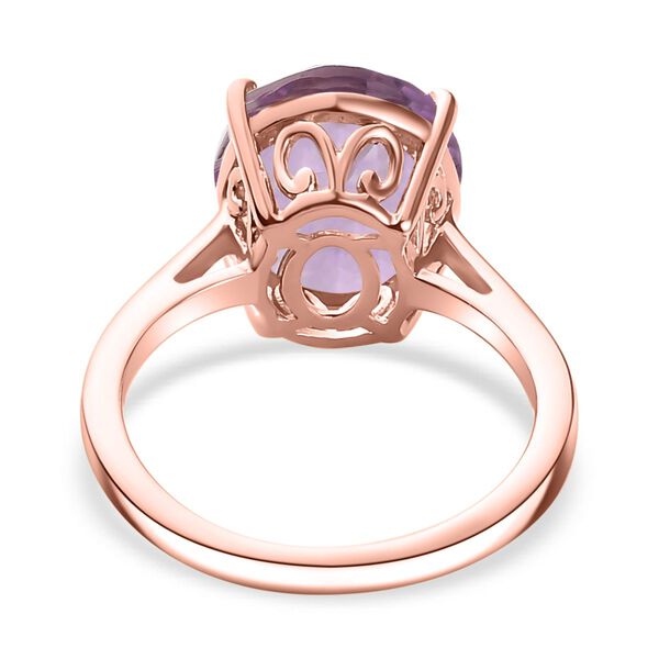 AA Rose De France Amethyst Ring 925 Silber ros&eacute;vergoldet (Gr&ouml;&szlig;e 16.00) ca. 4,82 ct image number 6