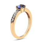 Tansanit und Zirkon-Ring - 0,69 ct. image number 4