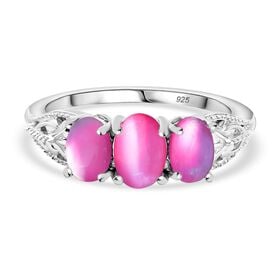 Ring 925 Silber rhodiniert (Größe 20.00) ca. 1,96 ct