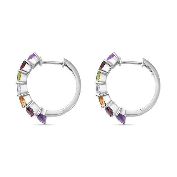 Multi-Edelstein Ohrringe - 3,56 ct. image number 4