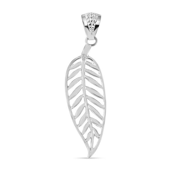 Royal Bali Kollektion- Blatt Anh&auml;nger in 925 Silber image number 4