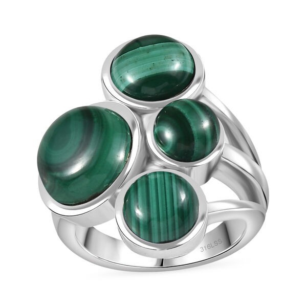 Malachit Ring - 12,36 ct. image number 3