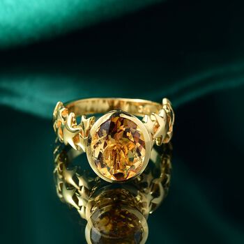 Citrin Ring - 3,25 ct.