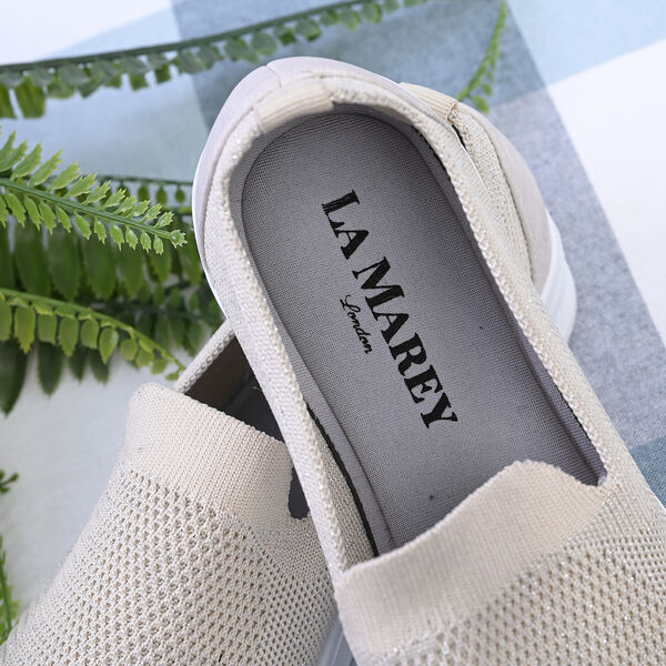 LA MAREY - Damenschuhe mit rutschfester Sohle, Gr&ouml;&szlig;e 36, Beige image number 6