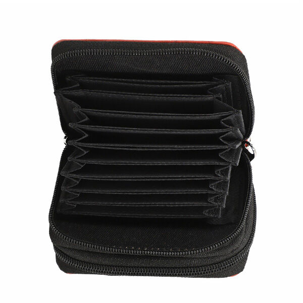 Geldbörse aus 100% echtem Leder mit RFID schutz und abnehmbarem Riemen, Orange image number 5