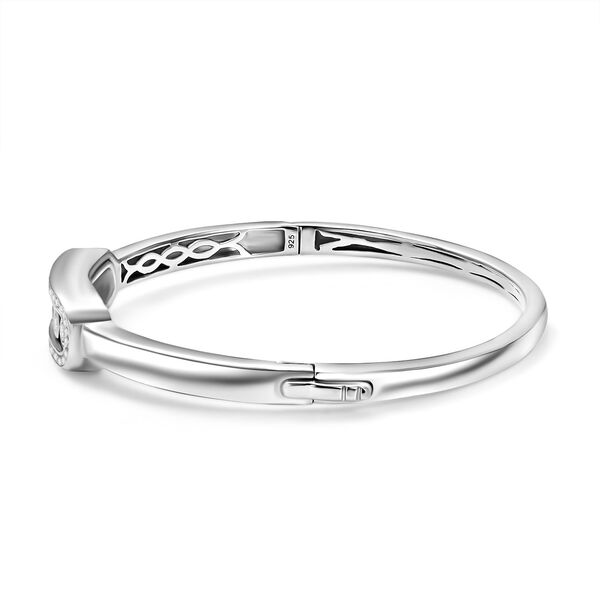 Moissanit Armreif, 19 cm - 0,80 ct. image number 4