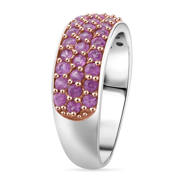 AA rosa Saphir Ring - 1,48 ct. image number 4
