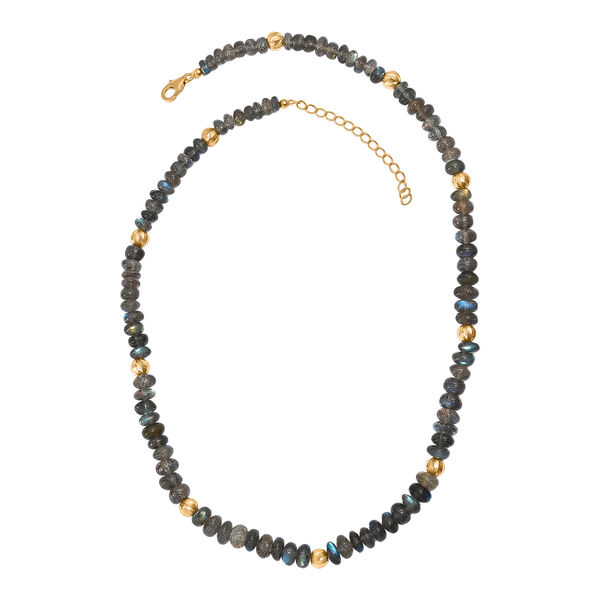 D'Joy AAA Labradorit 45+5cm Halskette - 150 ct. image number 4