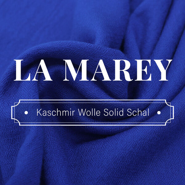 Cashmere Wool Scarf Blau image number 4