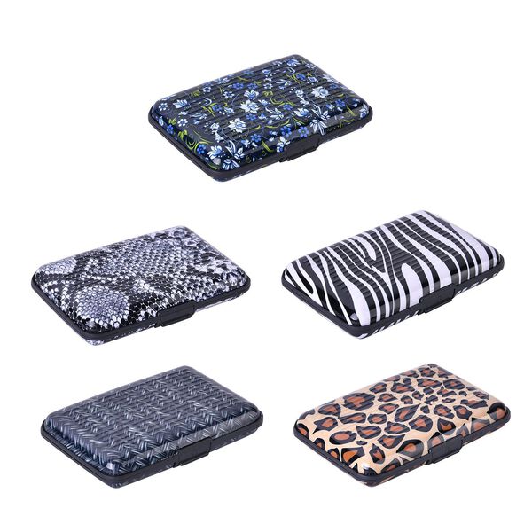 5er Set - RFID geschützte Aluminium-Kartenhüllen, einfarbig image number 8