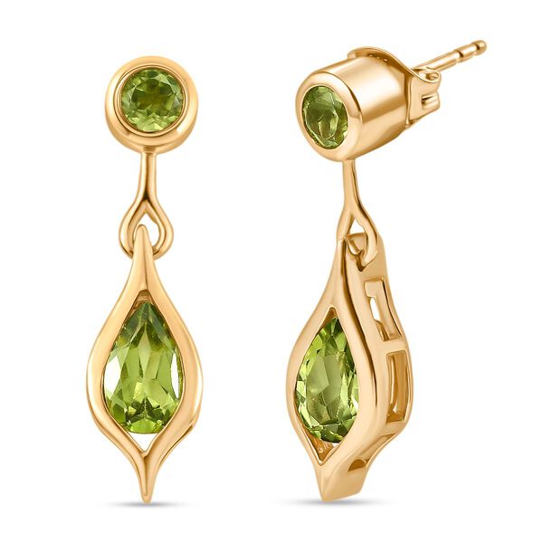 Nat&uuml;rliche Peridot Ohrh&auml;nger - 2,5 ct.