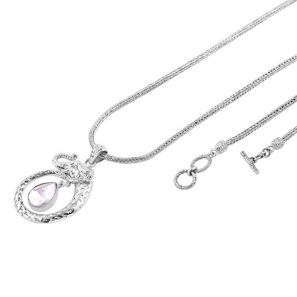 Moissanit Halskette ca. 50 cm 925 Silber ca. 1,34 ct. image number 4