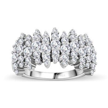 Moissanit Ring, ca. 1,61 ct