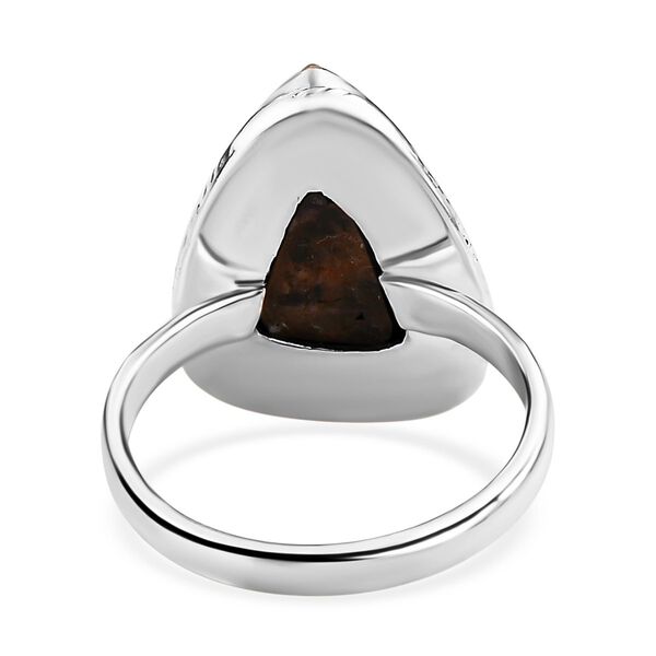 Handgearbeiteter, nat&uuml;rlicher Yooperlith-Ring, 925 Silber ca. 6,00 ct image number 6