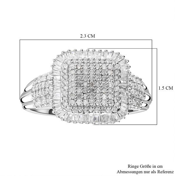 Weißer Diamant-Ring - 1 ct. image number 3