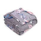 "Printed flannel blanket 155gsm Colour-Maroon & White"