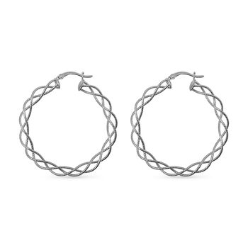 925 Silber Creolen, ca. 5,30g