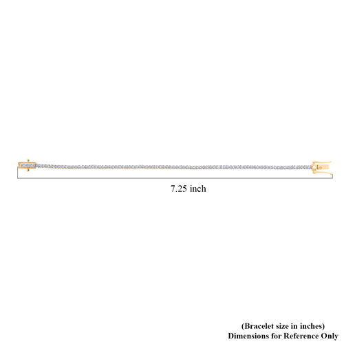 LUXURIANT DIAMOND- Labor Diamant 19cm Armband (VS) und Ring (SI) in 585 Gelbgold image number 6