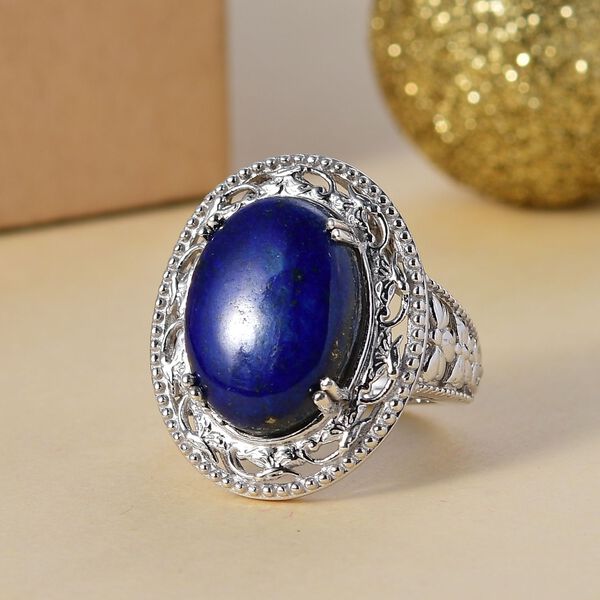 Lapislazuli Ring - 12,95 ct. image number 2
