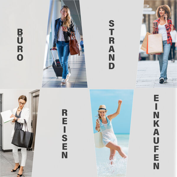 Jacquard gewebte Jute-Tasche, Suzani rot image number 7