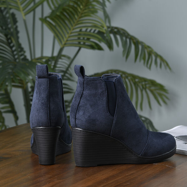 LA MAREY - Damen Stiefel, Größe 36, Dunkelblau image number 2