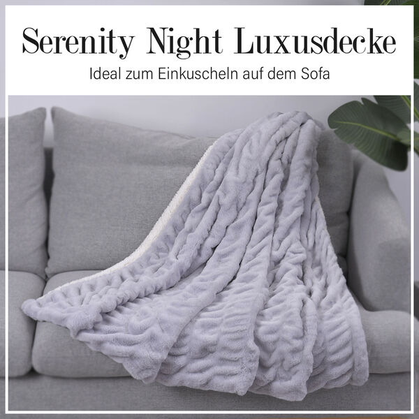 Serenity Night: Decke aus Kunstfell, Größe 150x200 cm, Silber image number 12
