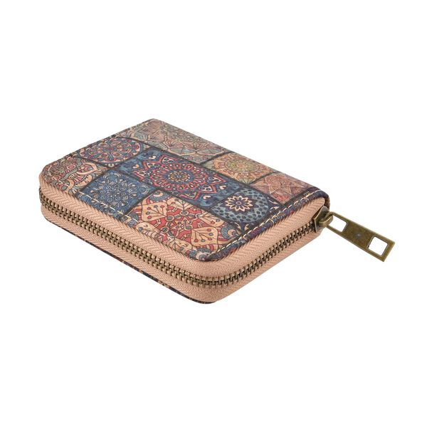 Umweltfreundliche Geldbörse aus Naturkork mit RFID Schutz, Mandala image number 3