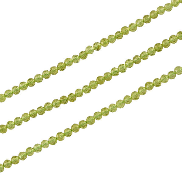 D'Joy Peridot Halskette Flexibles (ca. 50 cm) 925 Silber rhodiniert ca. 110,00 ct. image number 3