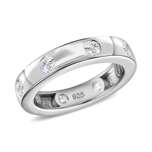 Forever in Love Moissanit Bandring in platiniertem Silber- 0,85 ct. image number 4