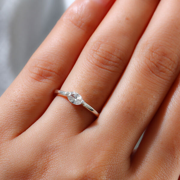 LUSTRO STELLA - feinster Zirkonia-Ring, 925 Silber image number 3