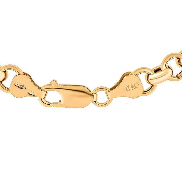 Italienische Rolo Kette ca. 45 cm 925 Silber Gold-&Uuml;berzug ca. 18,50g image number 3
