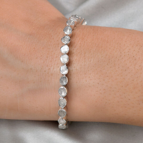 Handgefertigtes Polki-Diamant-Armband image number 3