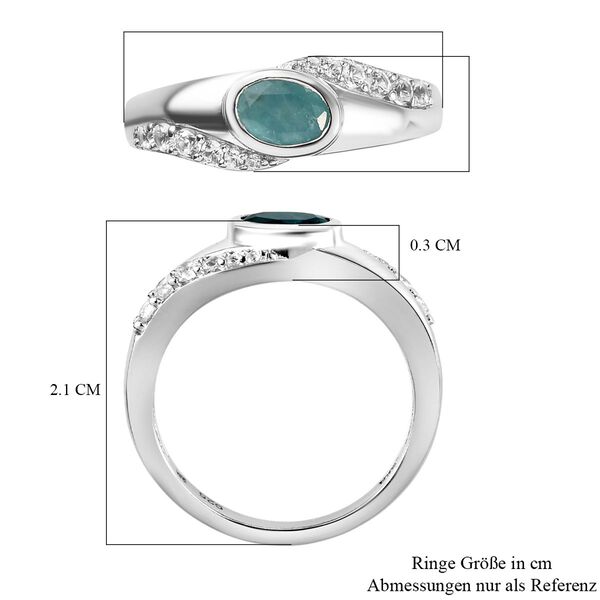 Grandidierit und Zirkon-Ring - 0,72 ct. image number 7