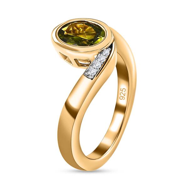 AA Vesuvianit und Zirkon Ring- 1,32 ct. image number 5