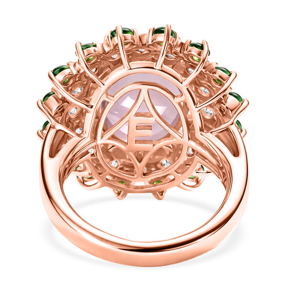 EverTrue Kunzit, Chromdiopsid und Zirkon Ring - 7,92 ct. image number 5