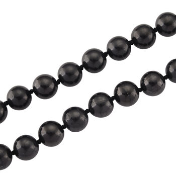 Shungit Kette ca. 76 cm, ca. 600.00 ct