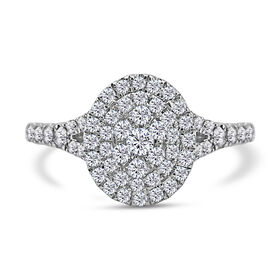 New York Kollektion - Weißer  I1 GH Diamant-Ring - 1 ct.