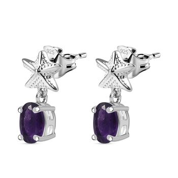 Afrikanische Amethyst-Ohrringe - 1,39 ct.