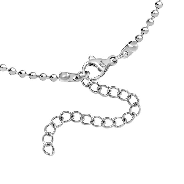 3er-Set - Kugelarmband, Gliederarmband, Ankerarmband, 19+5cm, Silberton image number 5