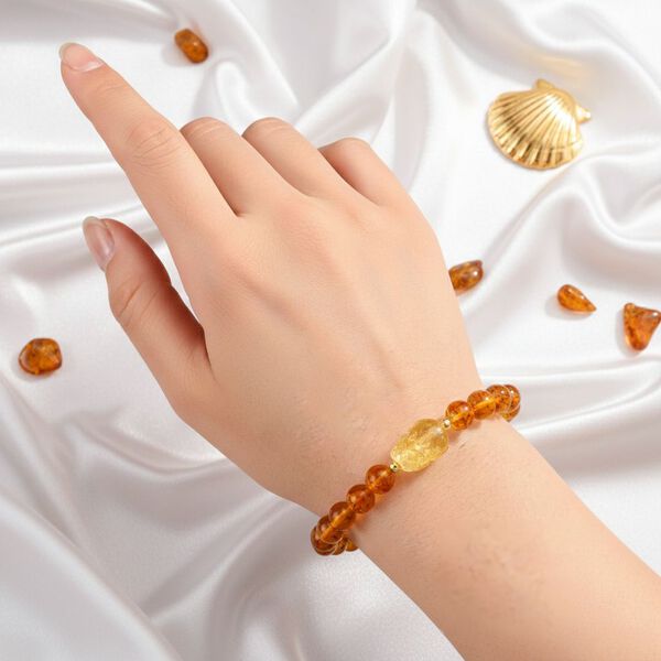 D'Joy Bernstein Armband, Flexibles (ca. 18-19 cm) 925 Silber vergoldet image number 3