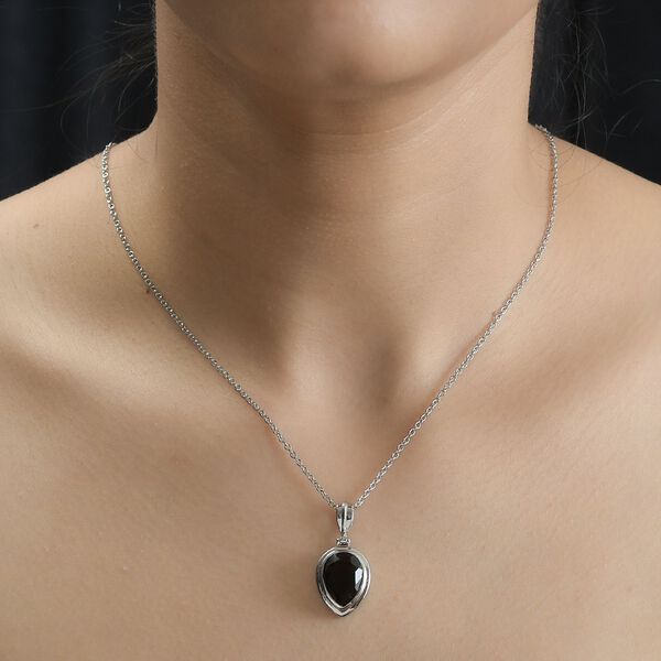 Rauchquarz Schmuckset  Edelstahl ca. 4,68 ct. image number 3