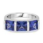 Lustro Stella Blauer Zirkonia Ring 925 Silber rhodiniert (Größe 19.00)