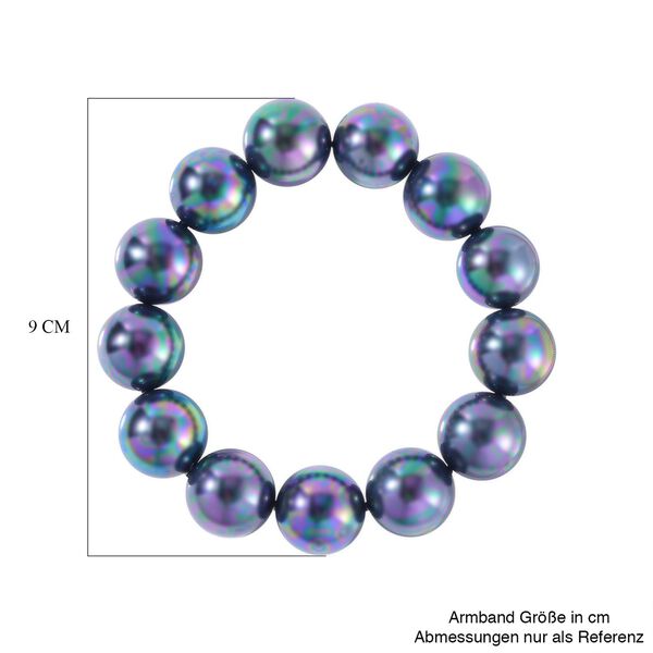 Tahiti Muschelkernperle Armband, 18 cm image number 4