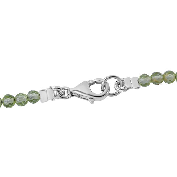 AA Peridot Anh&auml;nger 45cm Kette - 43,80 ct. image number 4