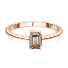 Natürlicher Champagner Diamant-Ring, I1 SGL zertifiziert, 585 Roségold  ca. 0,50 ct image number 0