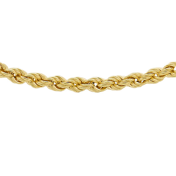 Italienische, Kordelkette, ca. 50 cm, 375 Gelbgold