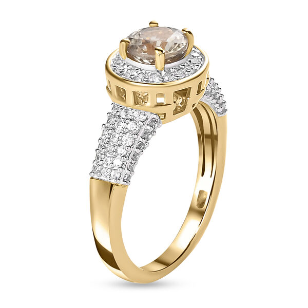 AAA Turkizit und wei&szlig;er Zirkon-Ring - 1,77 ct. image number 5