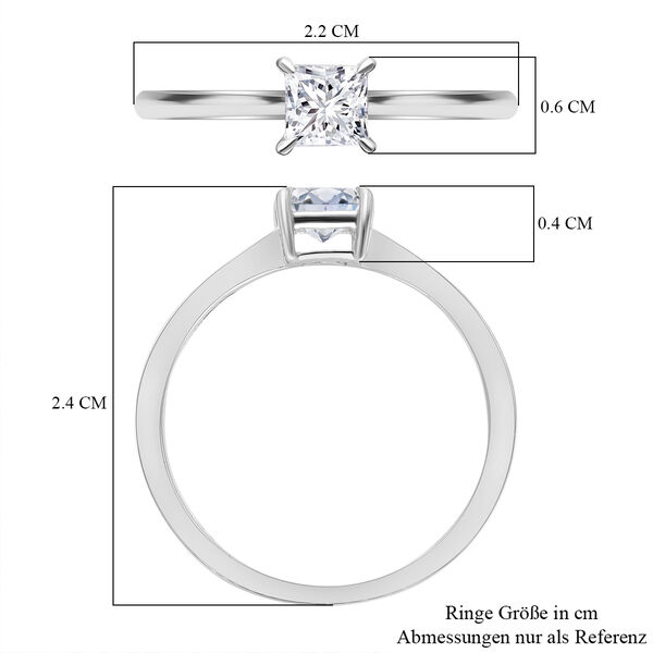 LUXURIANT IGI zertifizierter VS-GH Labor Diamant Ring in 585 Wei&szlig;gold - 0,50 ct. image number 6