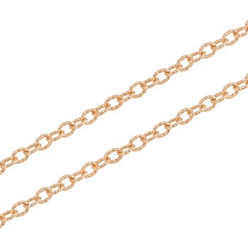 Wei&szlig;e Kristall-Halskette, 56 cm