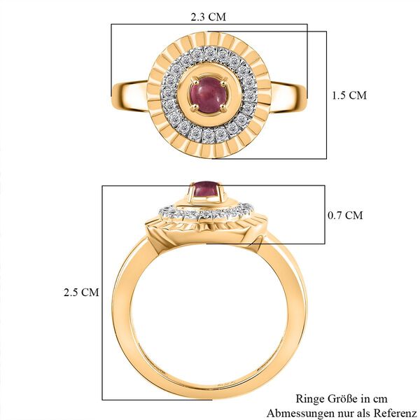 AA Afrikanischer Rubin Ring, ca. 0,76 ct image number 7